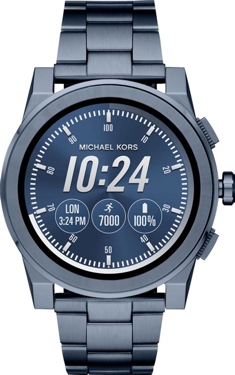 michael kors rectangle watch men|Michael Kors men's smart watch.